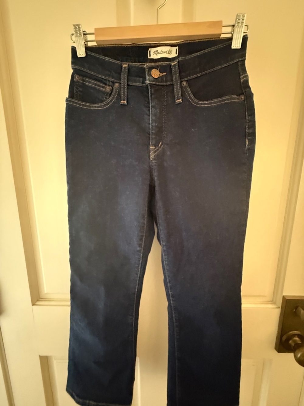 Madewell Straight-Leg Jeans in Deep Indigo